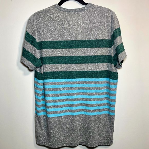 Men's Striped T-Shirt (L) | American Eagle - Picture 2 of 4